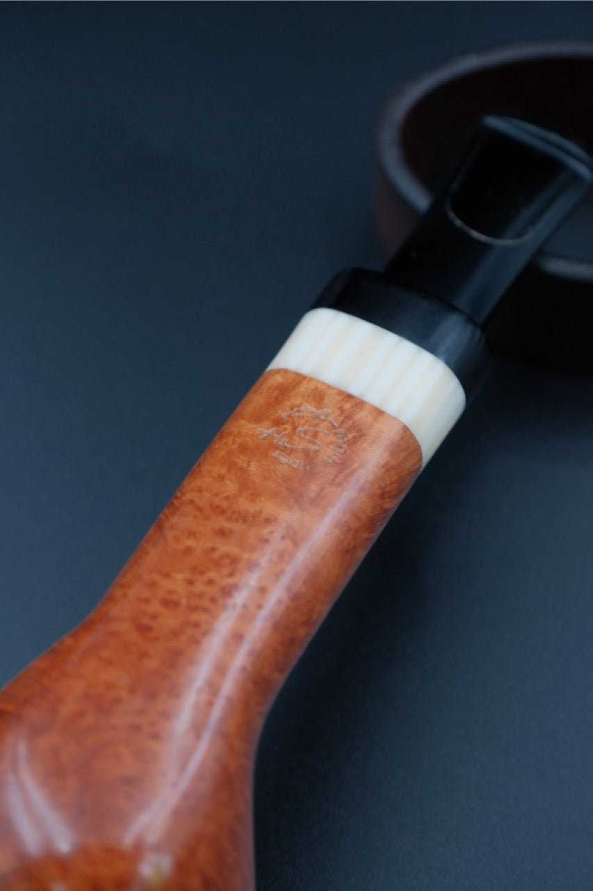 HE. Ivory Billiard Pipe - HEMD