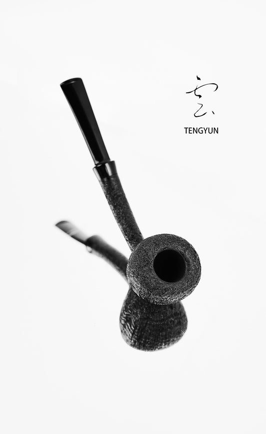 HE. Eclipse Sandblast Bent Pipe - HEMD