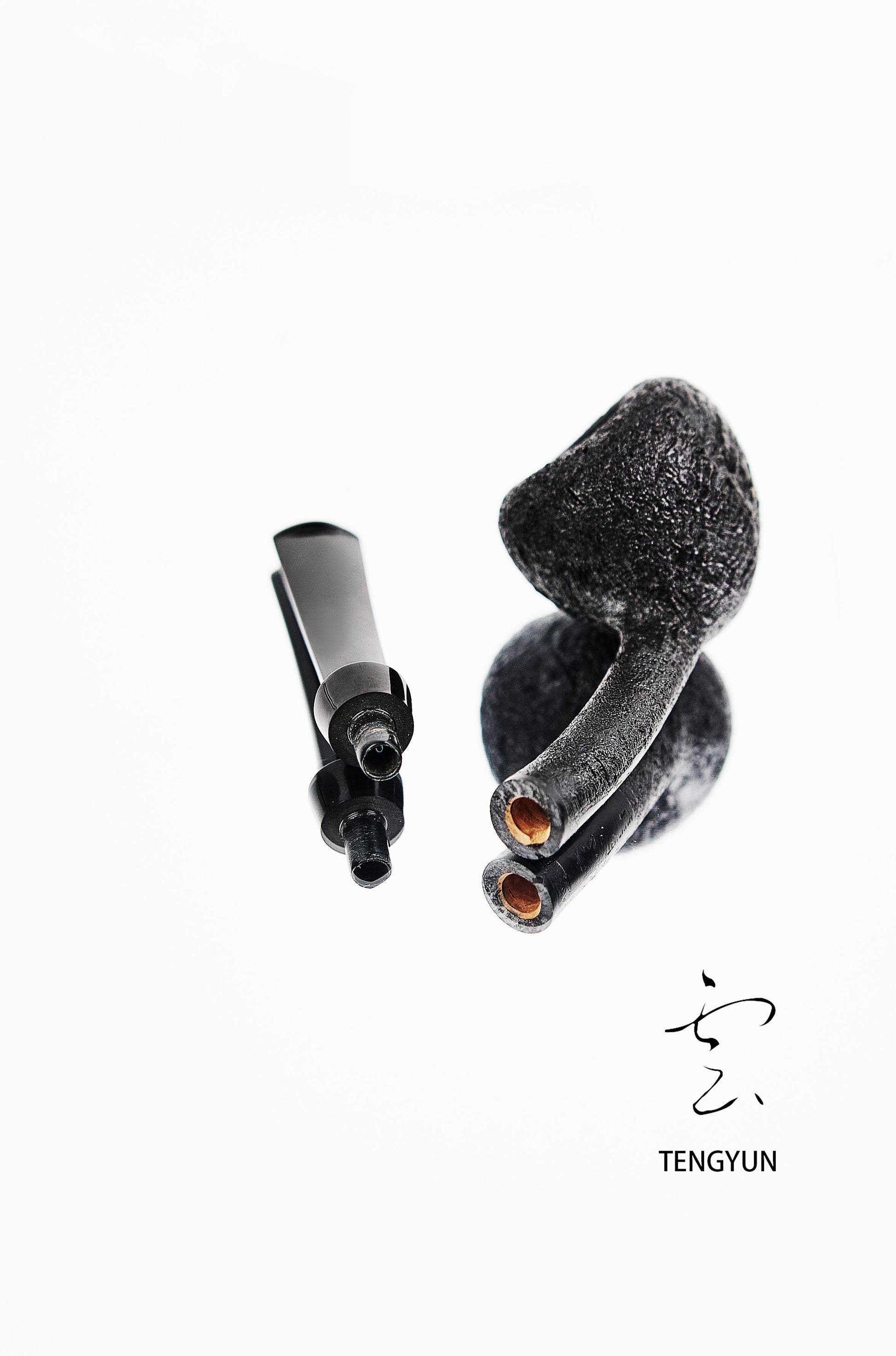 HE. Eclipse Sandblast Bent Pipe - HEMD