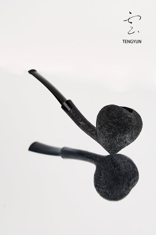 HE. Heartbowl Sandblast Bent Pipe - HEMD