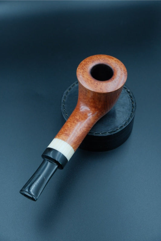 HE. Ivory Billiard Pipe - HEMD